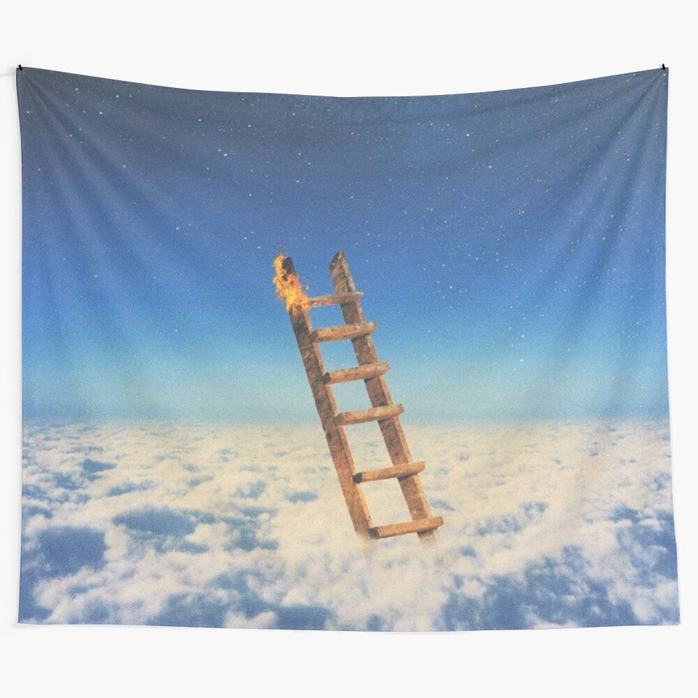 Astro World Inspired Tapestry featuring Travis Scott fan cover art