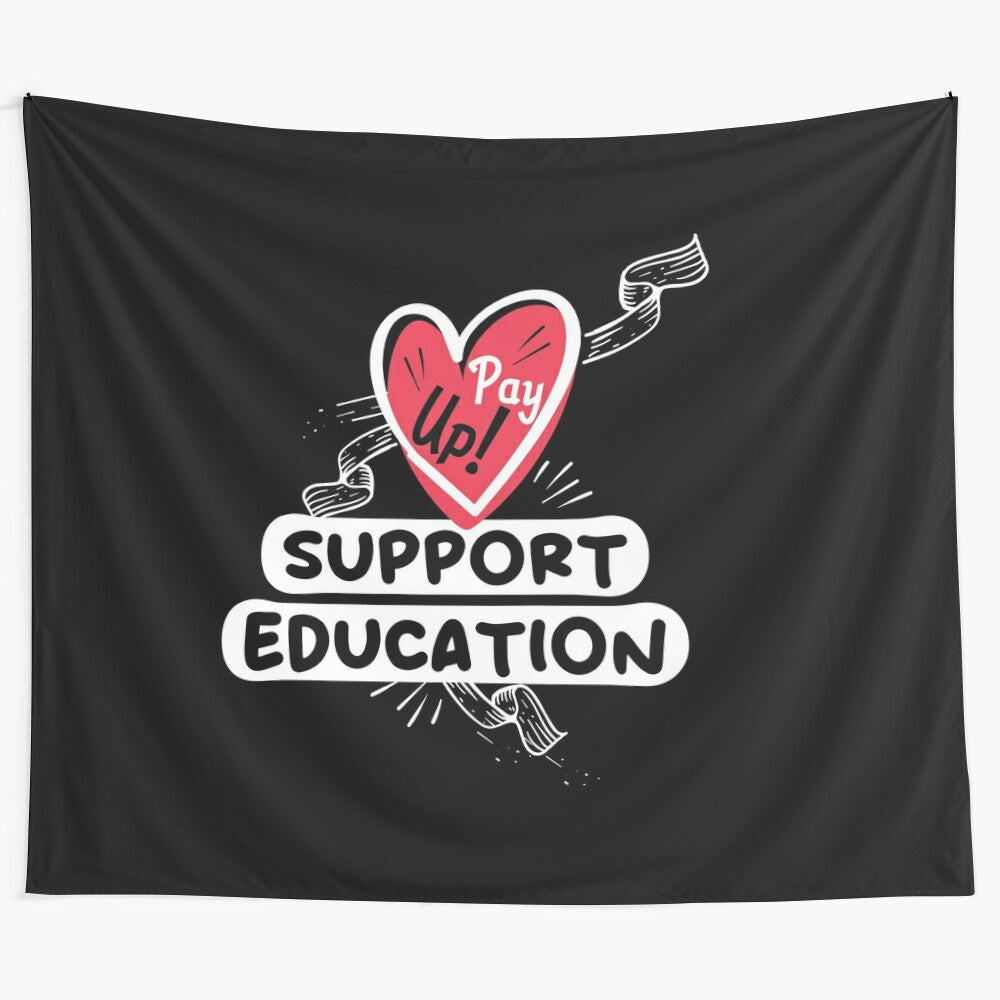 Save Our Education - Educational Tapestry for Classroom Decor