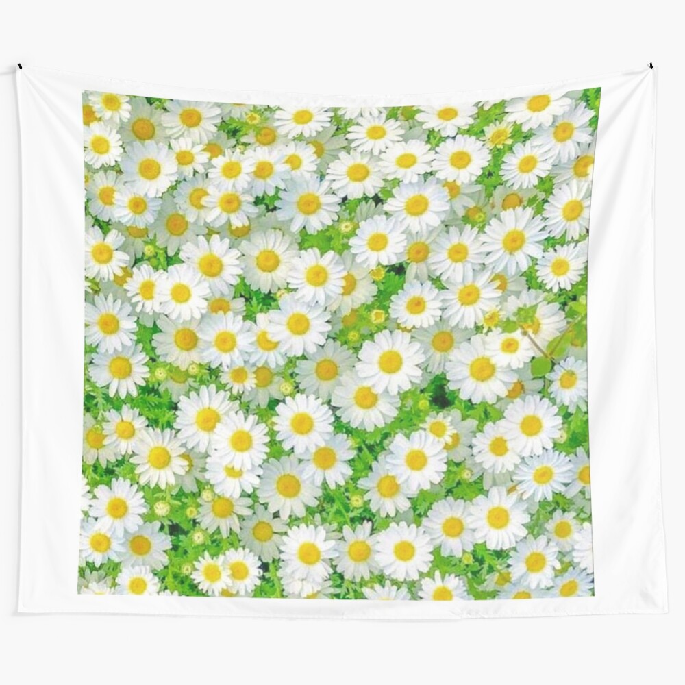 Sunflower tapestry featuring a vibrant floral design