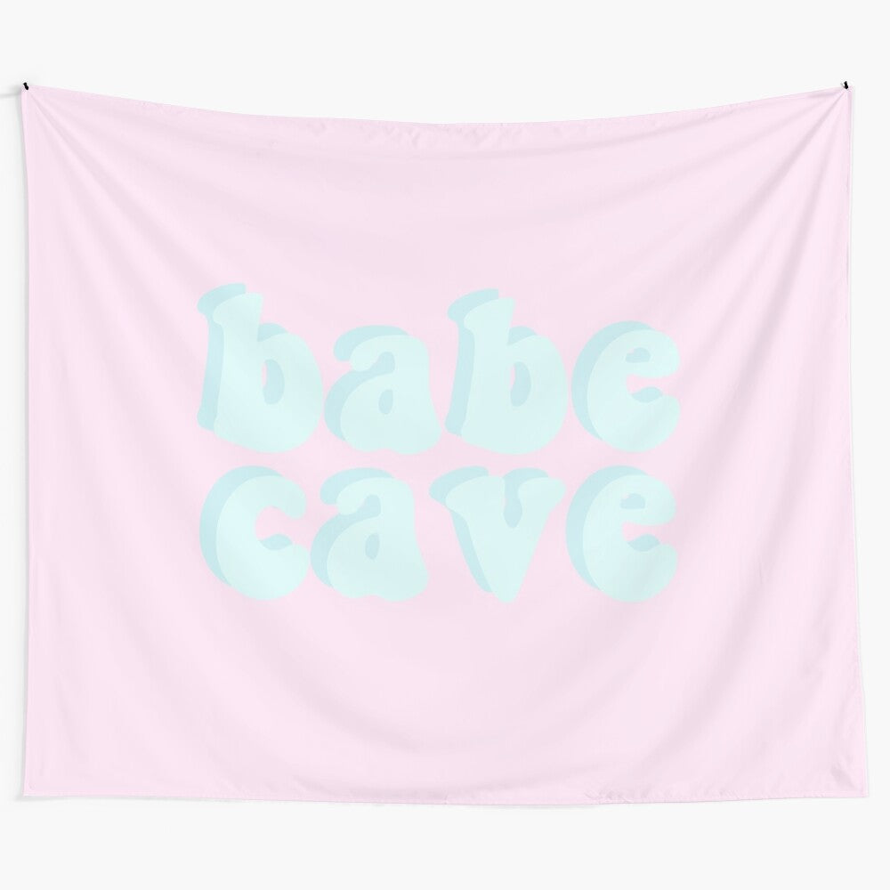 Babe Cave Tapestry with Captivating Nature and Galaxy Designs