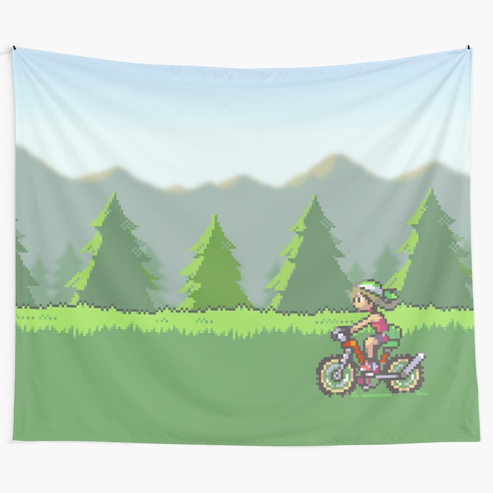 Hoenn Region Pixel Art Tapestry - Inspired by Pokemon Games