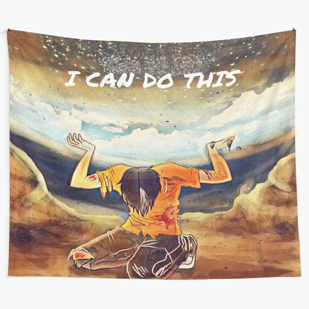 Percy Jackson inspired tapestry featuring Greek mythology