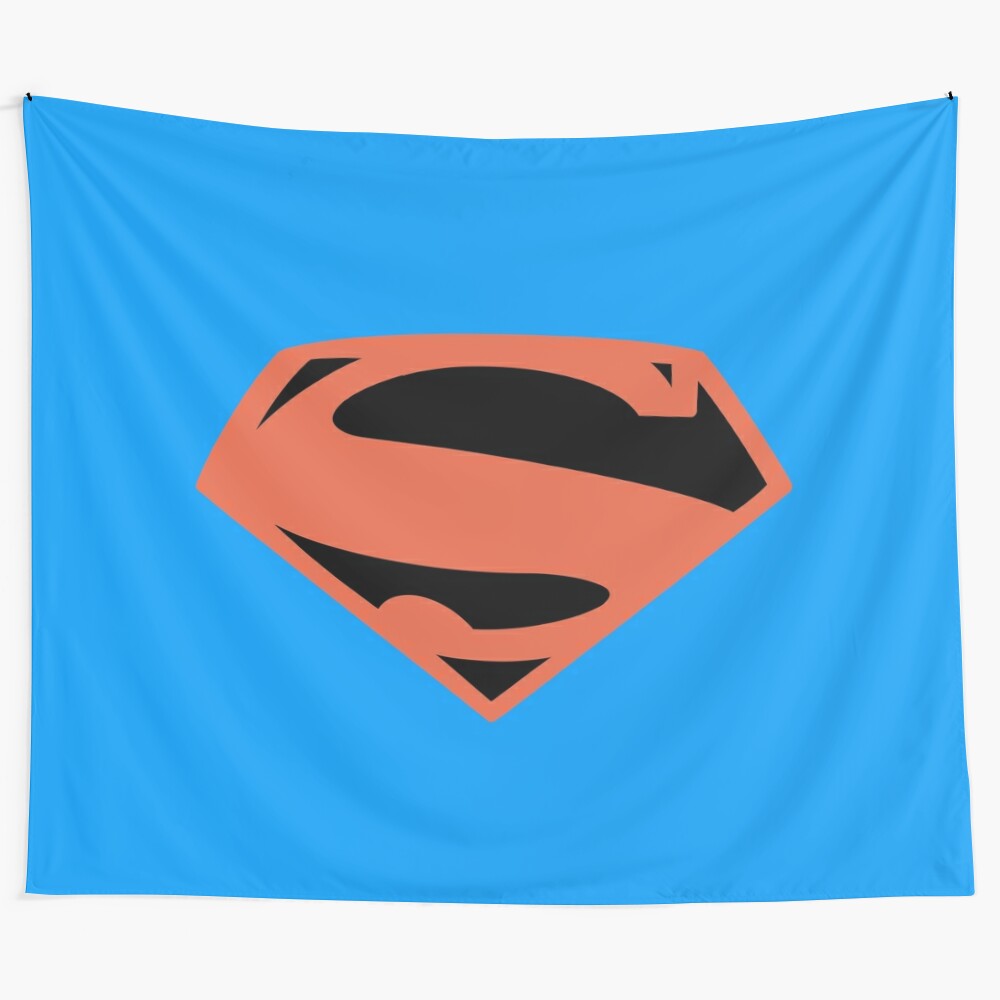 Retro superhero tapestry featuring vintage comic book-inspired designs