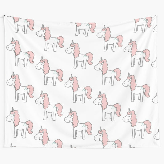 Colorful and whimsical unicorn tapestry for home and dorm room decoration