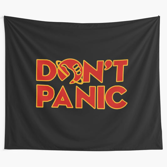 The Hitchhiker's Guide to the Galaxy inspired tapestry