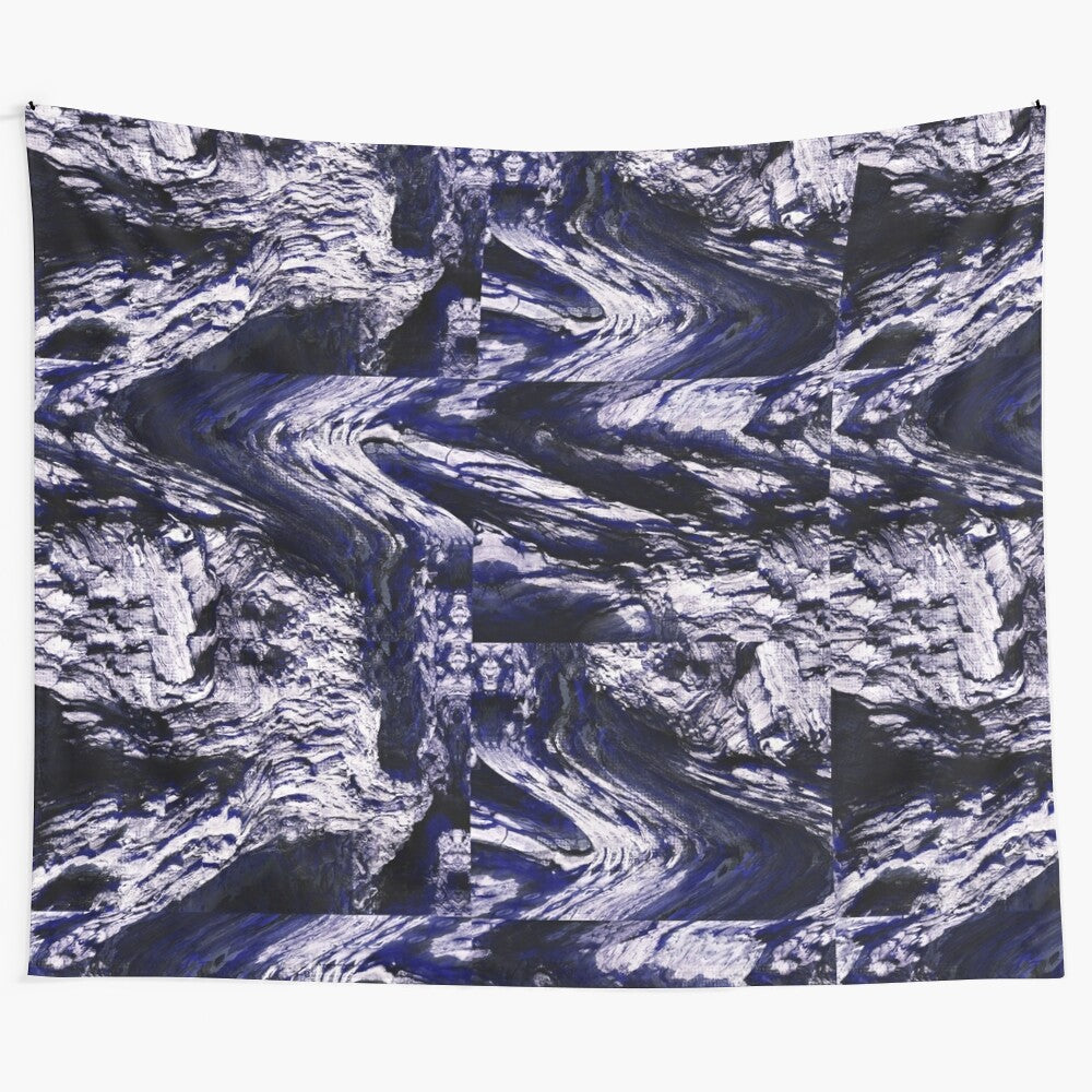 Tectonics Tapestry - Surrealist, abstract, and nature-inspired wall art