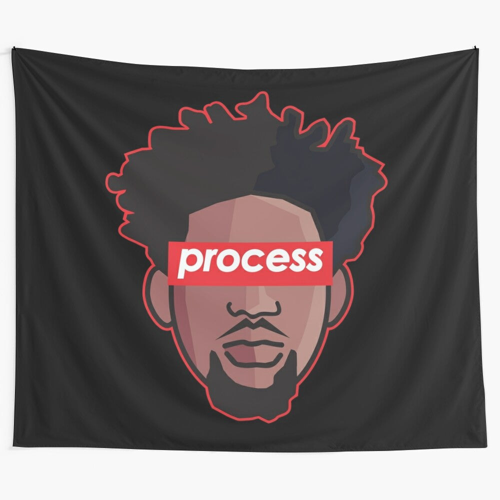 The Process (V.II) Tapestry featuring Joel Embiid and the Philadelphia Sixers