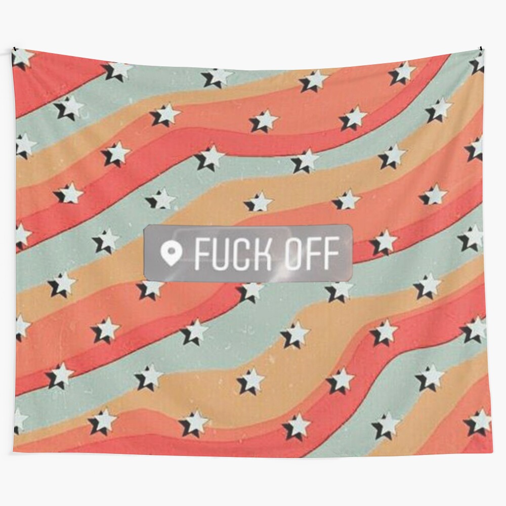 Unofficial "F off" Tapestry - Funny Sorority and College Apparel