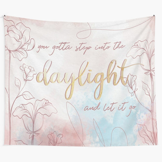 Inspiring Taylor Swift "Daylight" lyrics watercolor wall art