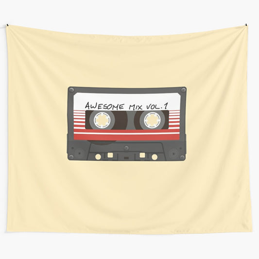 Awesome Mix Vol. 1 Inspired T-Shirt Tapestry featuring Marvel Comics characters