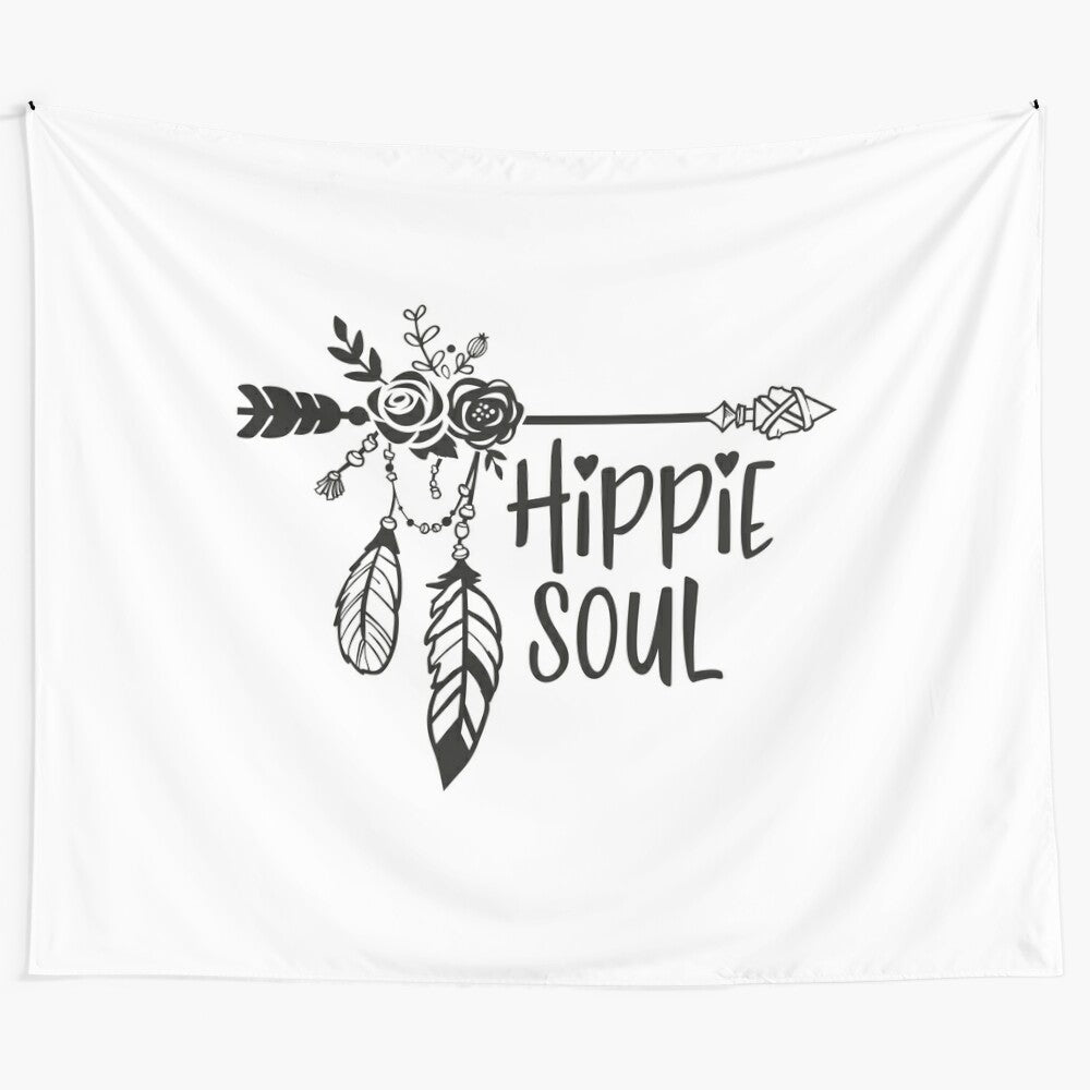 Boho graphic floral tapestry for casual hippie soul fashion