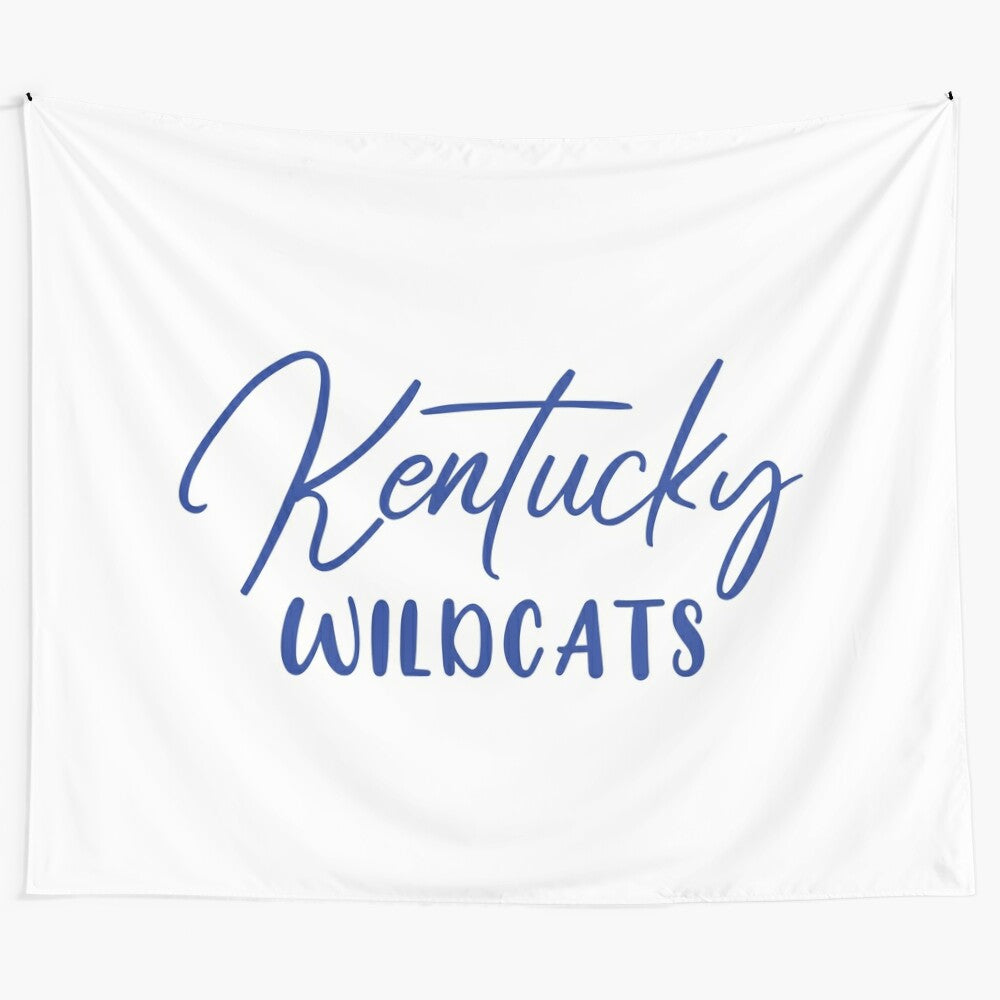 Kentucky Wildcats basketball tapestry wall hanging