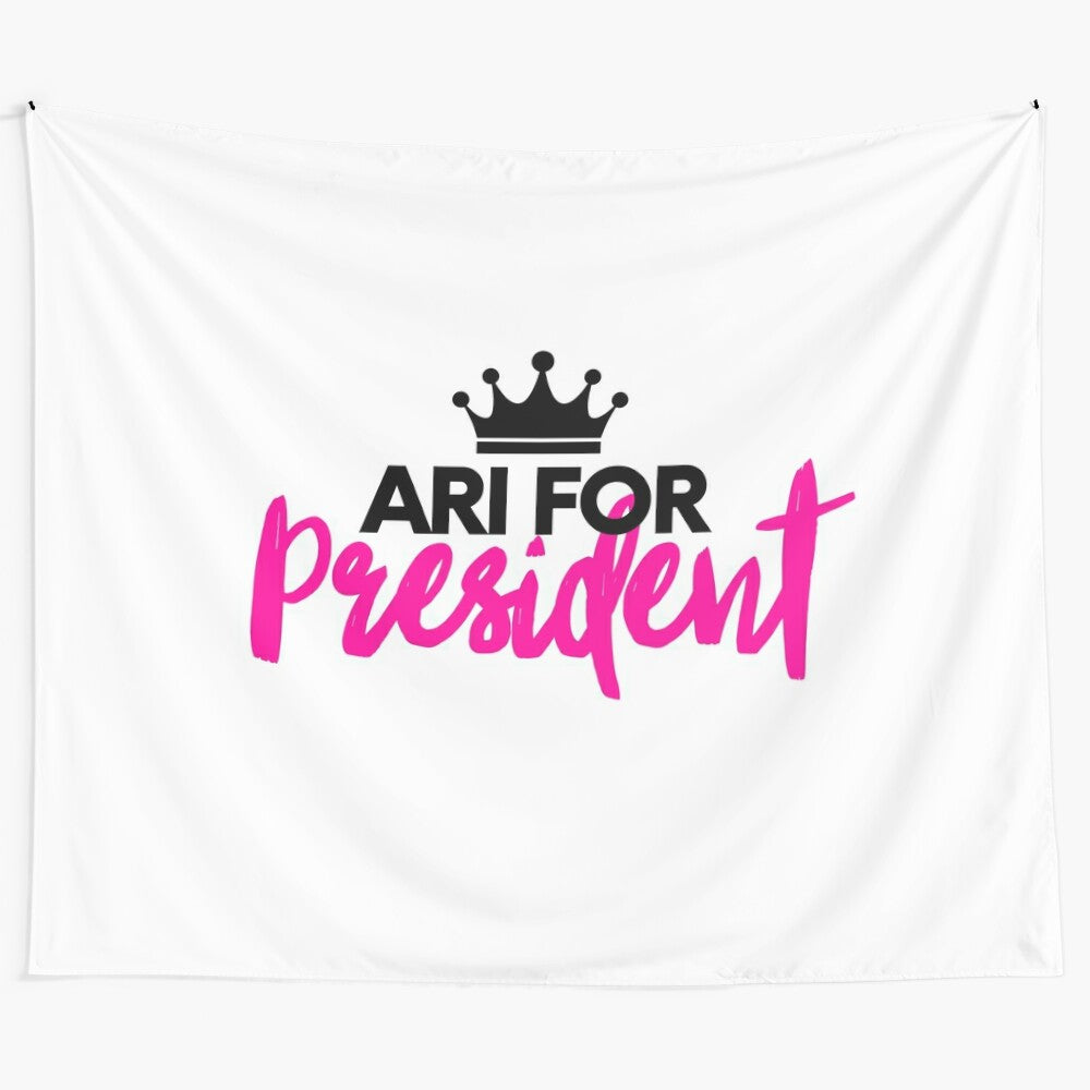 Ariana Grande Inspired "Ari For President" Tapestry