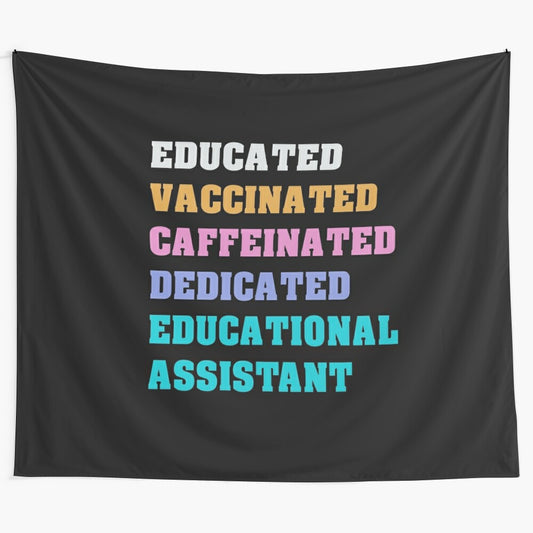 Educational Tapestry with Interactive Elements for Learning