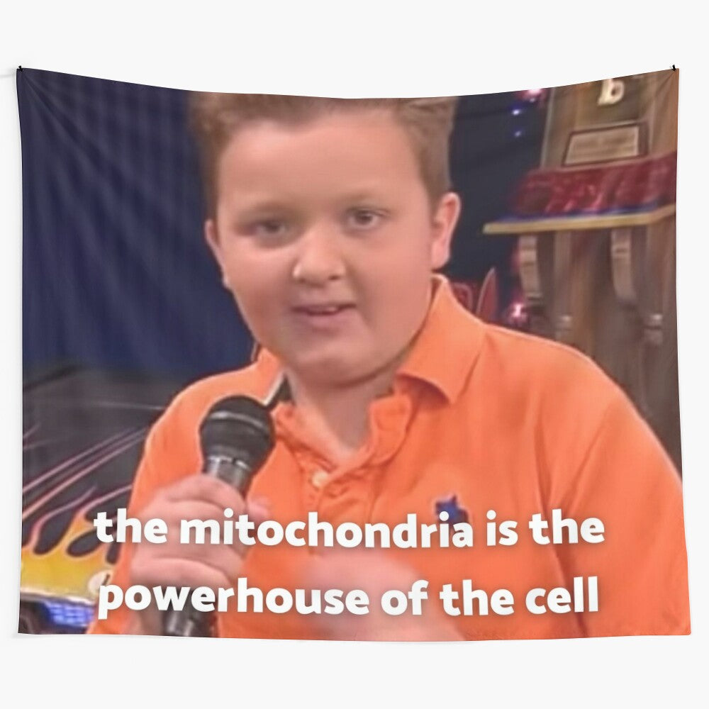 Retro Gibby Inspired Tapestry featuring the beloved Nickelodeon character from iCarly