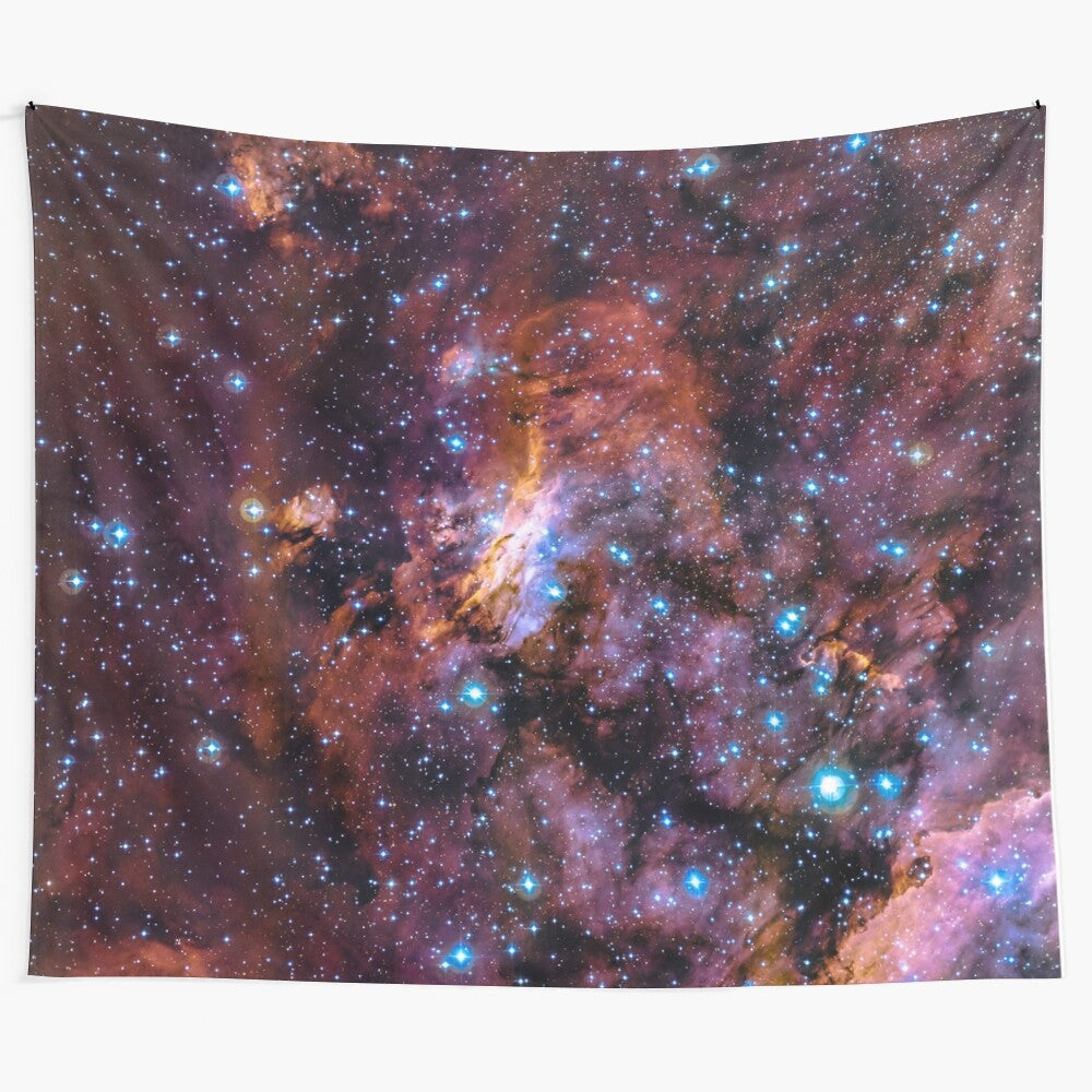 Cosmic Nebula Tapestry - Beautiful space artwork featuring a nebula and stars