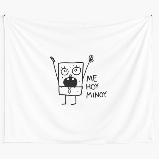 Me Hoy Minoy Spongebob inspired tapestry for wall decor