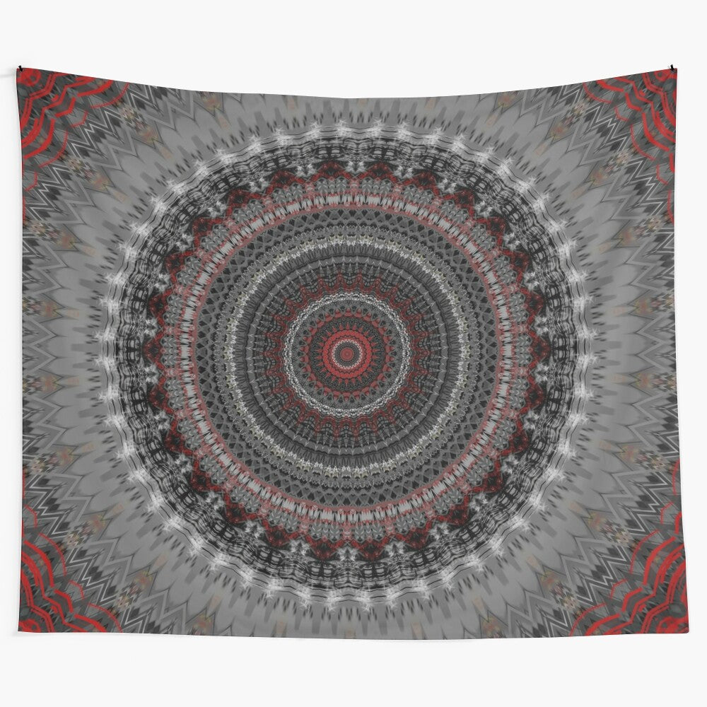 Colorful mandala design tapestry wall hanging