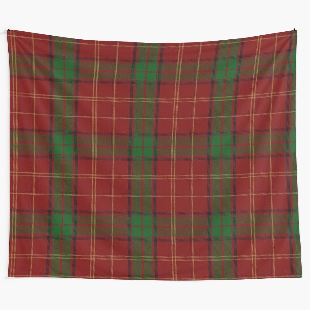 Kirk tartan tapestry featuring the iconic Scottish clan pattern