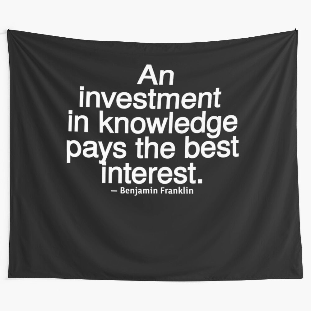 Educational teacher quotes tapestry with superhero and motivational design