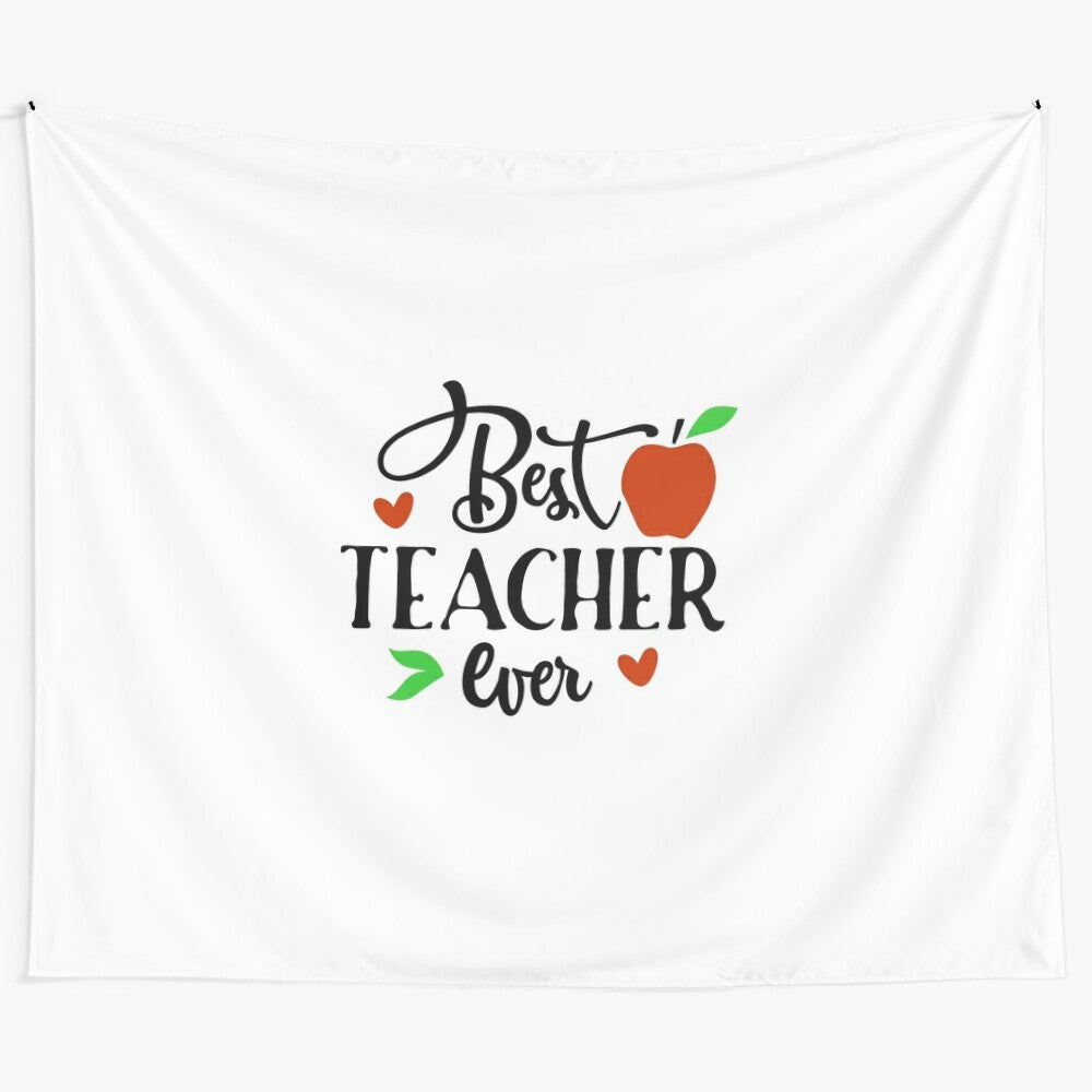 Tapestry honoring the inspirational educational teacher