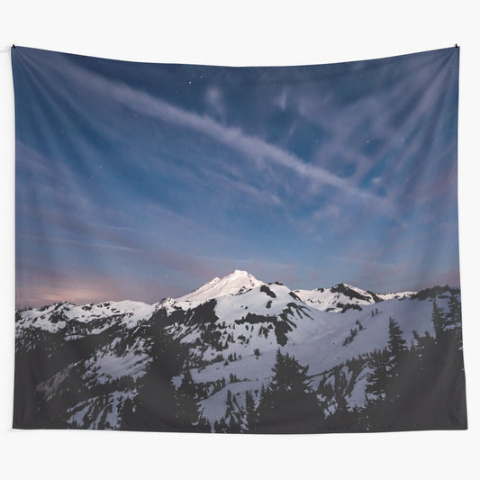 Mount Baker Starlight Tapestry Showcasing Scenic Landscape