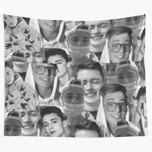 Noah Schnapp Collage Phone Case with Stranger Things Themed Design