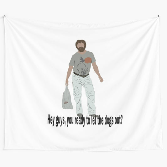 Alan Tapestry Inspired by The Hangover Movie with Wolfpack and Bachelor Party in Las Vegas