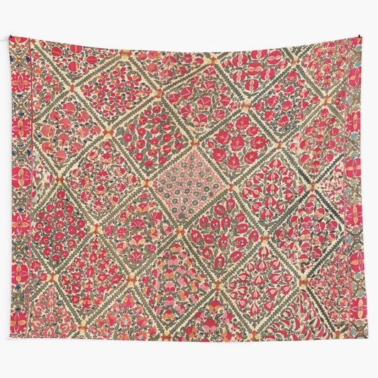 Zarafshan Suzani Uzbekistan Embroidery Print Tapestry