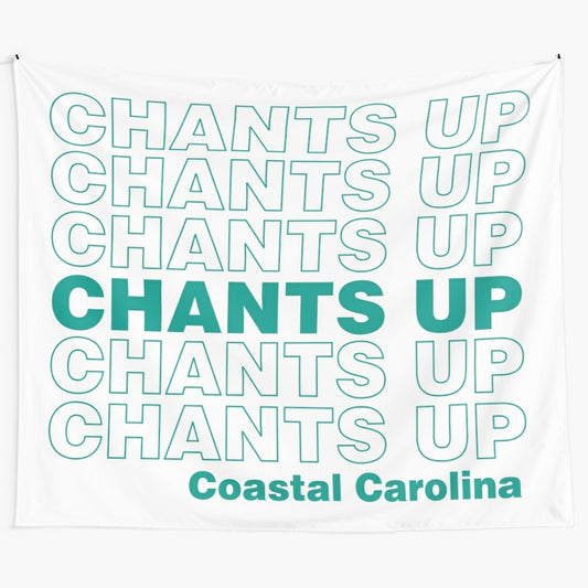 Coastal Carolina University Inspired Tapestry featuring the Chanticleers logo