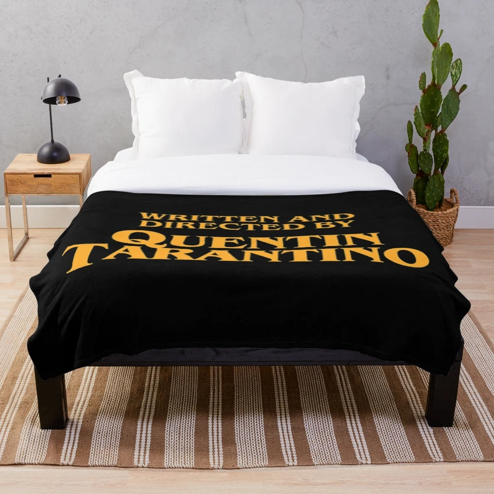 Tarantino movie inspired plush blanket