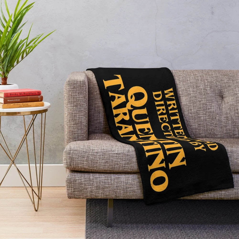 Tarantino movie inspired plush blanket