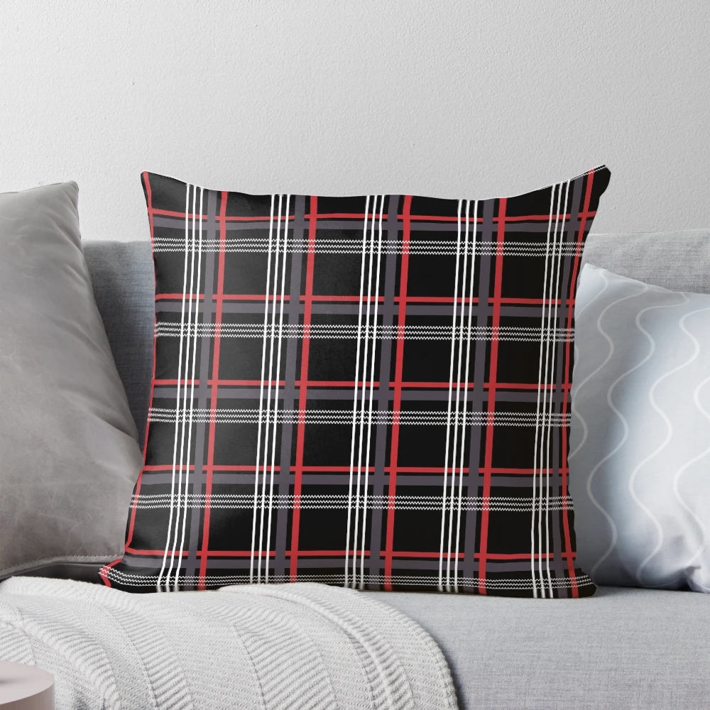Tartan-patterned pillow, perfect for Volkswagen GTI owners