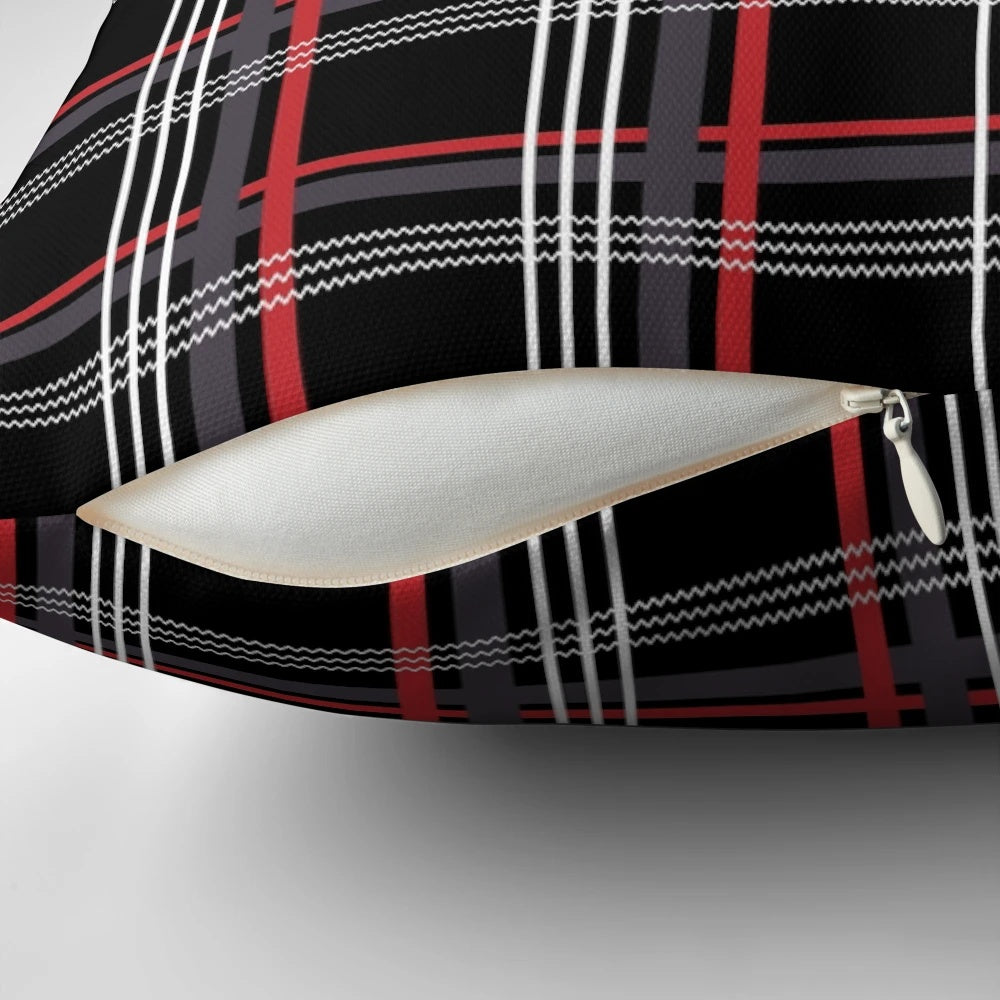 Tartan-patterned pillow, perfect for Volkswagen GTI owners