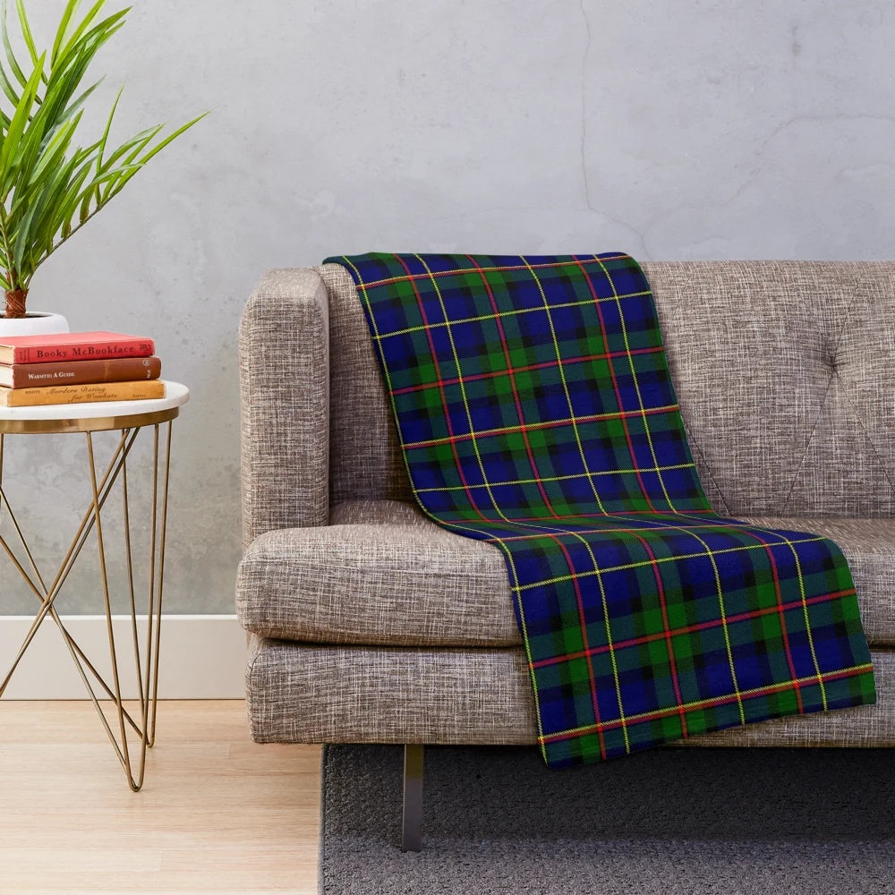 Clan MacLeod of Harris tartan plush blanket
