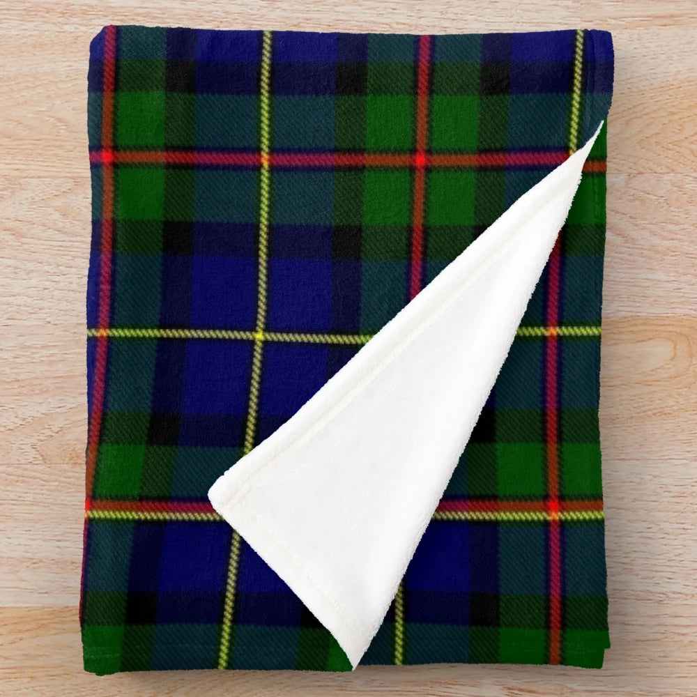 Clan MacLeod of Harris tartan plush blanket