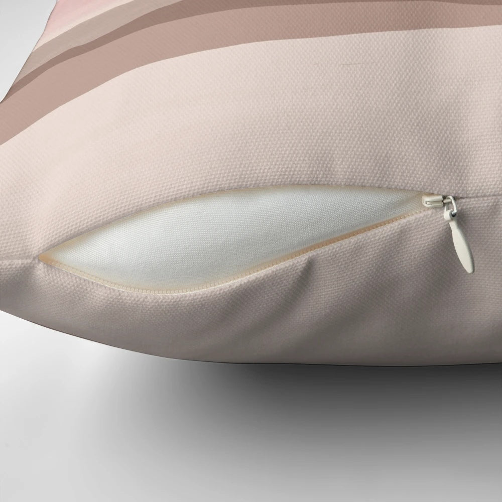 "Tatooine Binary Sunset Pillow featuring a stunning desert landscape and two suns setting on the horizon, inspired by the iconic scene from Star Wars: A New Hope"