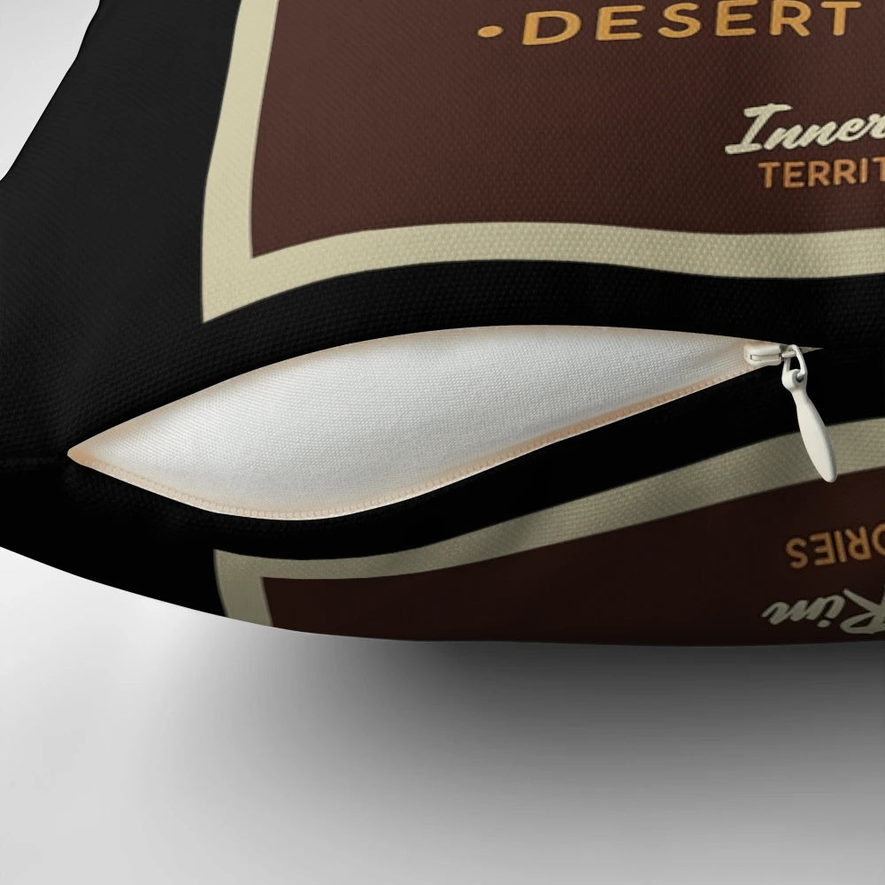 A cozy pillow featuring the desert planet Tatooine from the Star Wars galaxy.