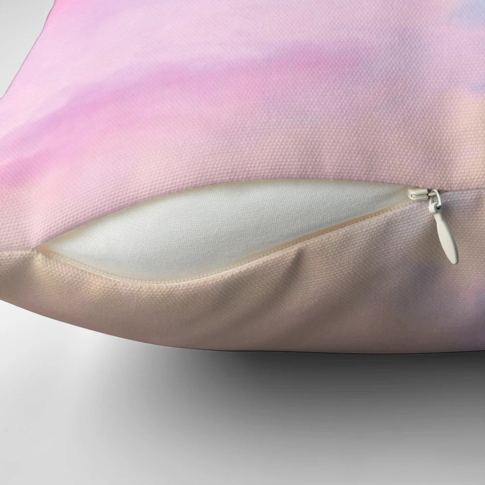 Stylish pillow featuring lyrics from Taylor Swift's song 'Daylight' from her 'Lover' album