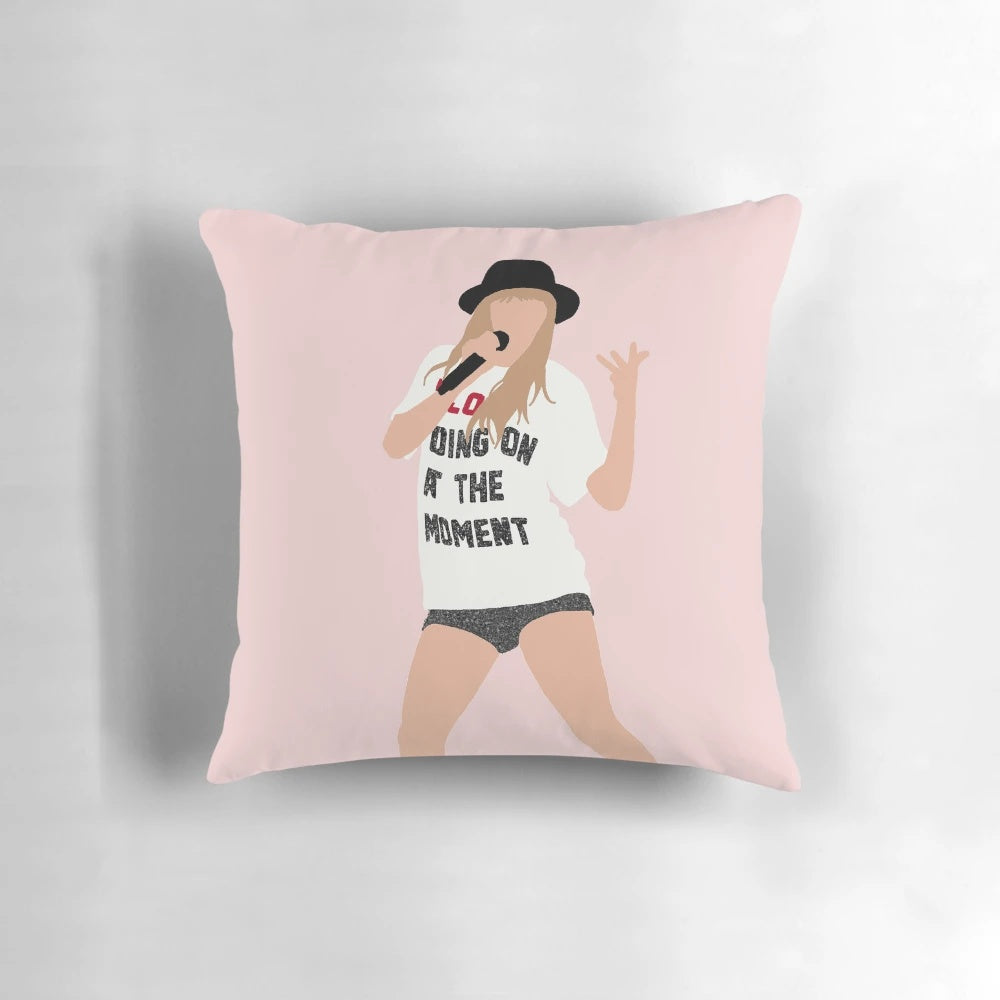 Taylor Swift Eras Tour Red Outfit Night One Pillow