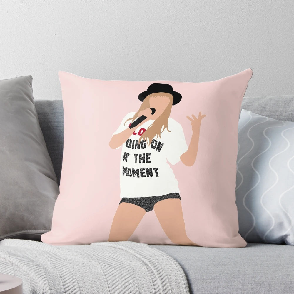 Taylor Swift Eras Tour Red Outfit Night One Pillow