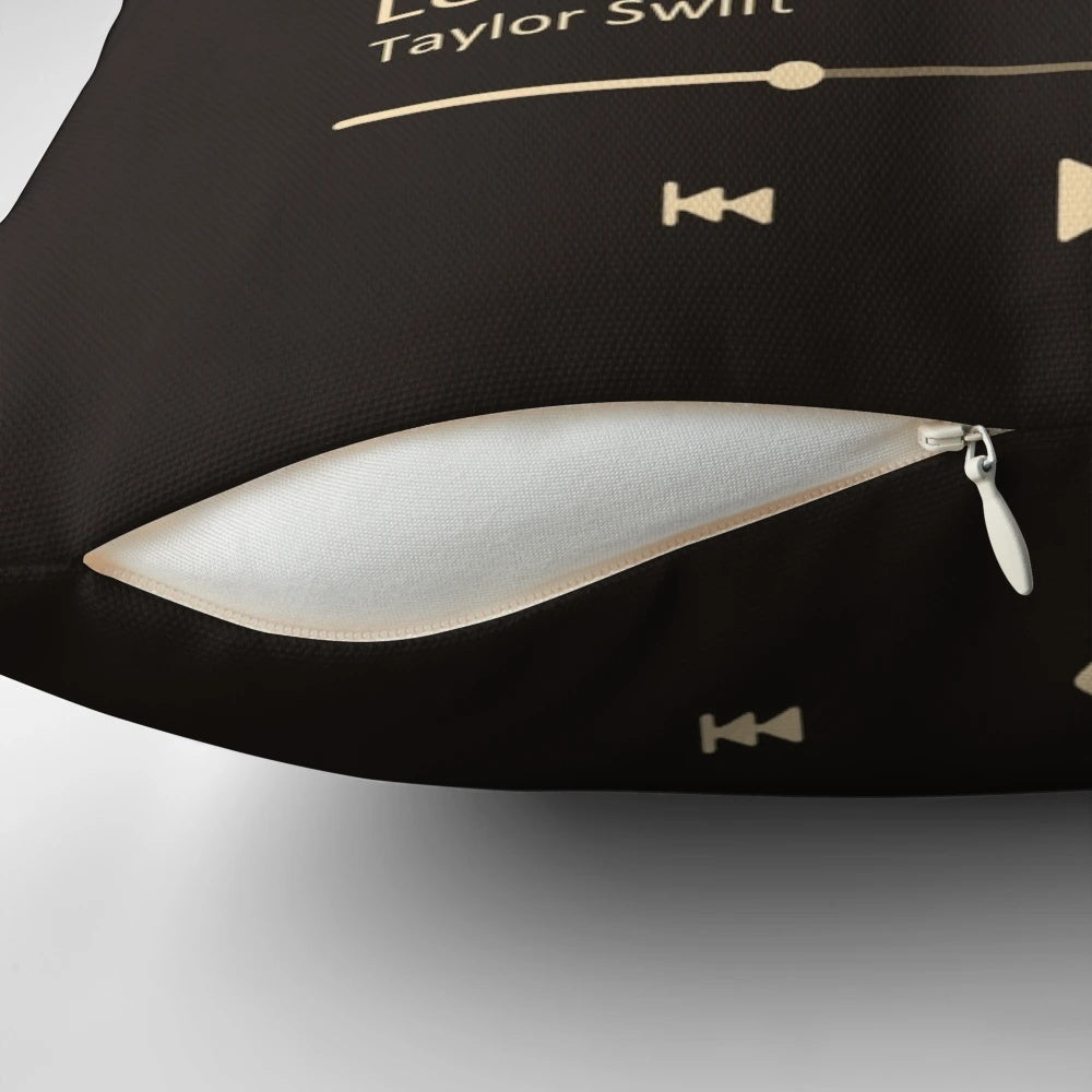 Taylor Swift Love Story aesthetic pillow featuring the Fearless album cover art