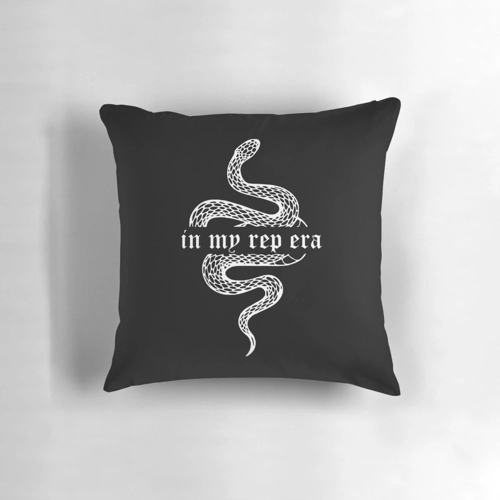 Taylor Swift "Rep Era" Pillow featuring the Reputation album cover art