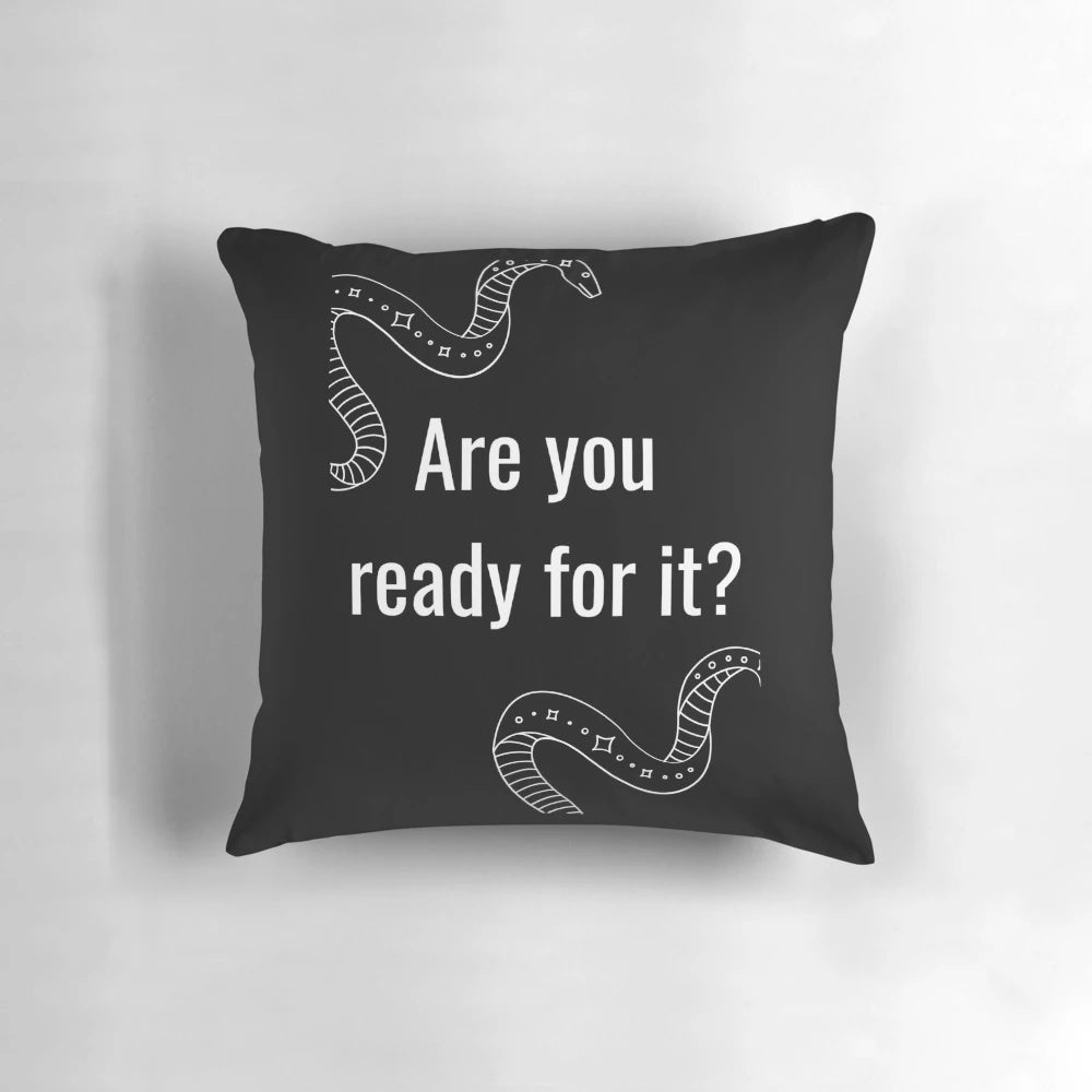 Taylor Swift Reputation Era Pillow - Officially Licensed Merchandise featuring iconic album art and lyrics