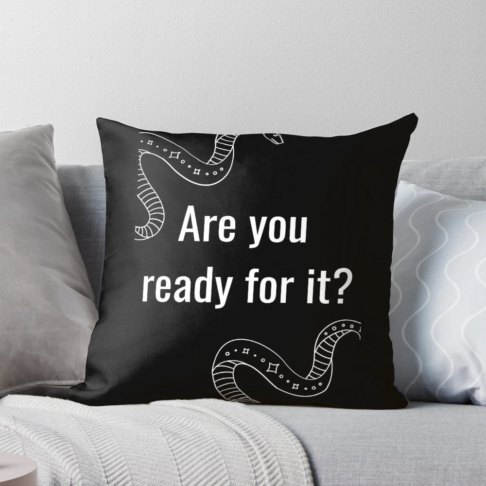 Taylor Swift Reputation Era Pillow - Officially Licensed Merchandise featuring iconic album art and lyrics