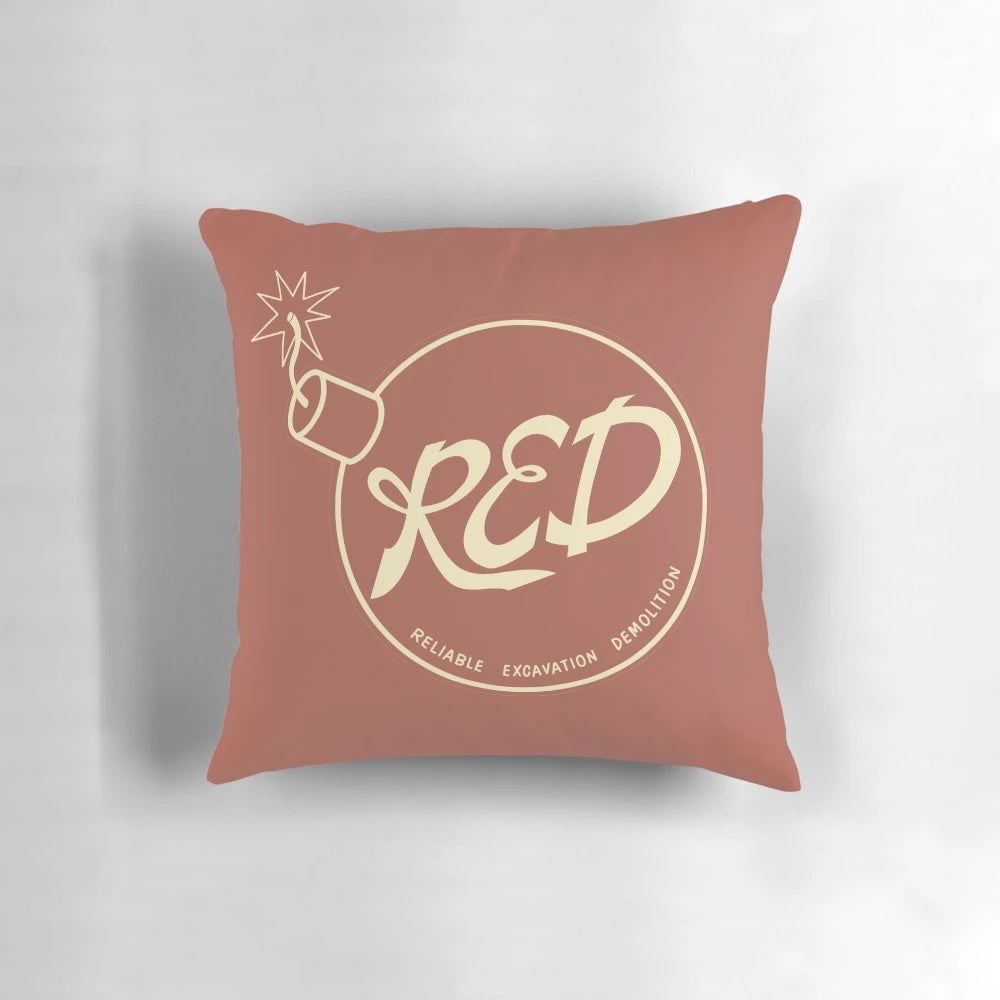 Team Fortress 2 Red Team Pillow featuring the iconic TF2 logo