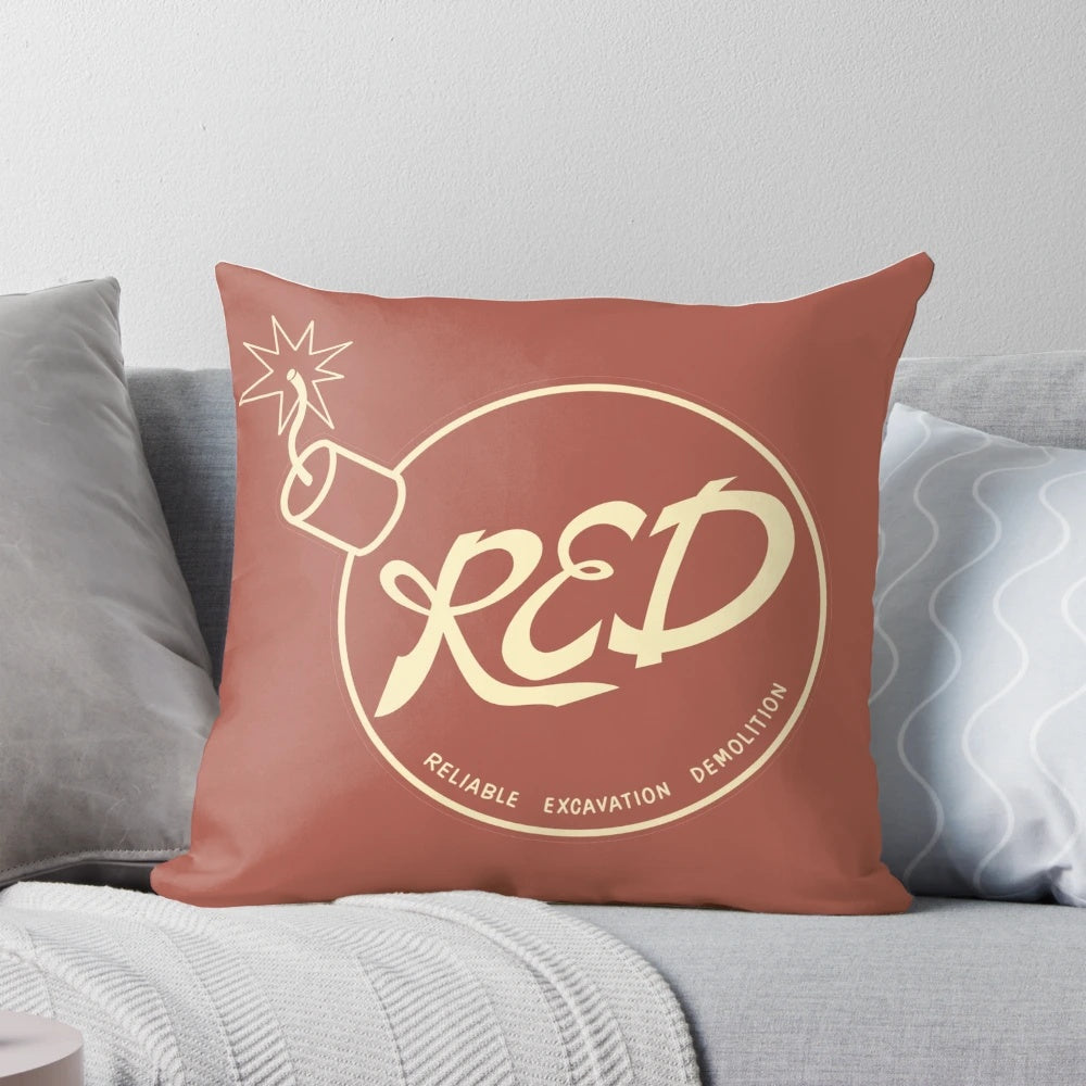 Team Fortress 2 Red Team Pillow featuring the iconic TF2 logo