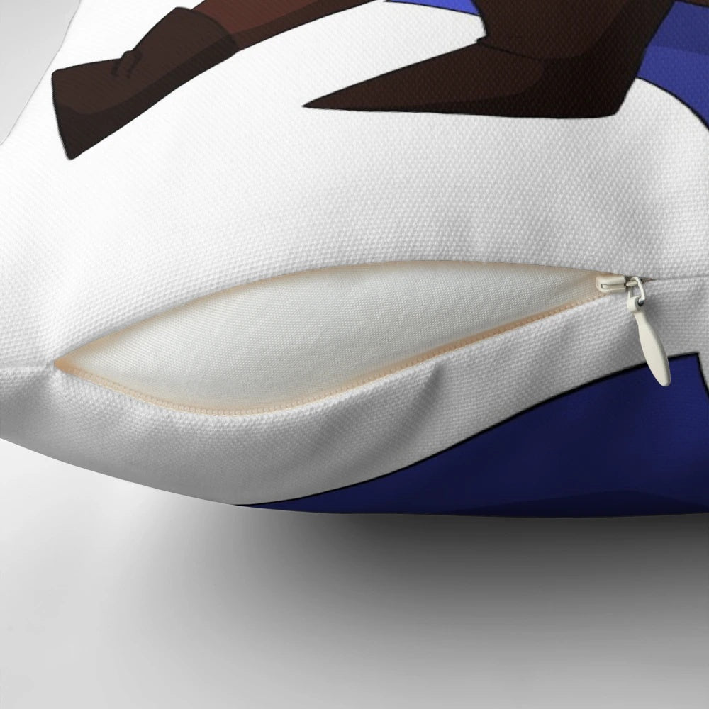 Team Keefe Personalized Pillow with Team Logo and Colors
