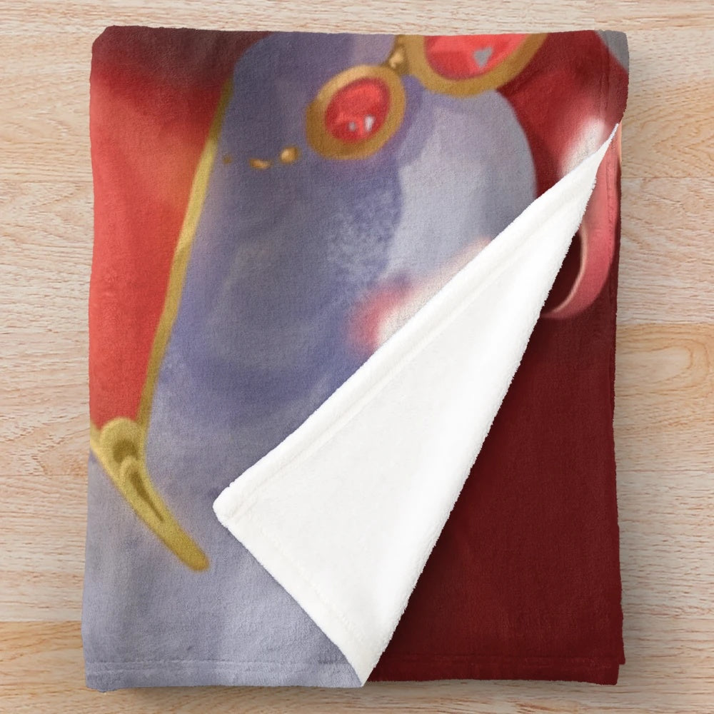 Technoblade vs Dream inspired plush blanket