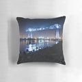 Teesside Transporter Bridge Cushion - Iconic Structure Over the River Tees